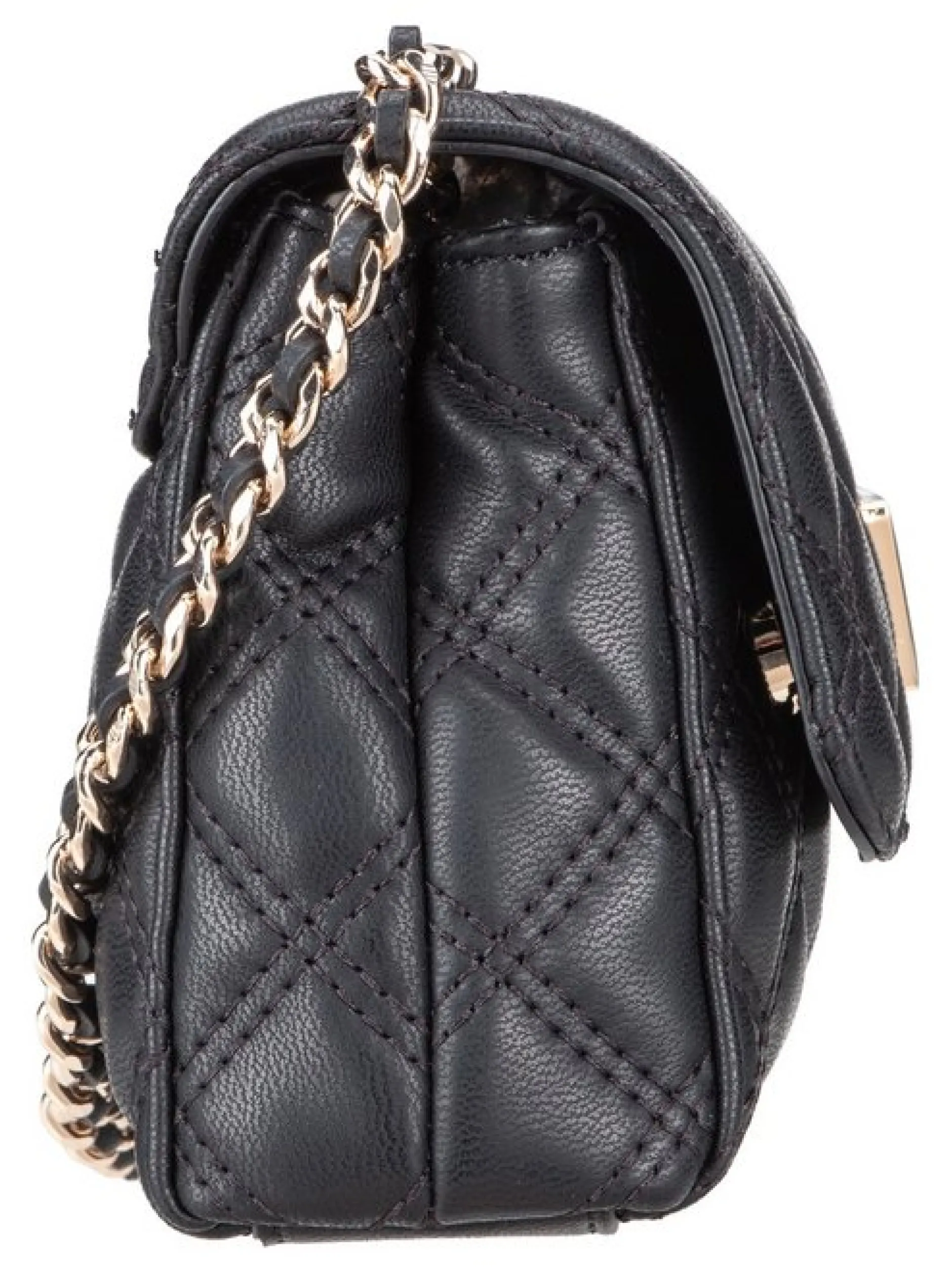 GUESS Damen Handtasche - Giully II Mini 2 Comp Conv Flap in schwarz