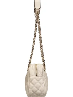 GUESS Damen Handtasche - Giully II Shoulder Satchel in beige