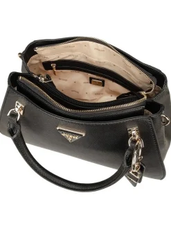 GUESS Damen Handtasche - Noelle II Luxury SAT in schwarz