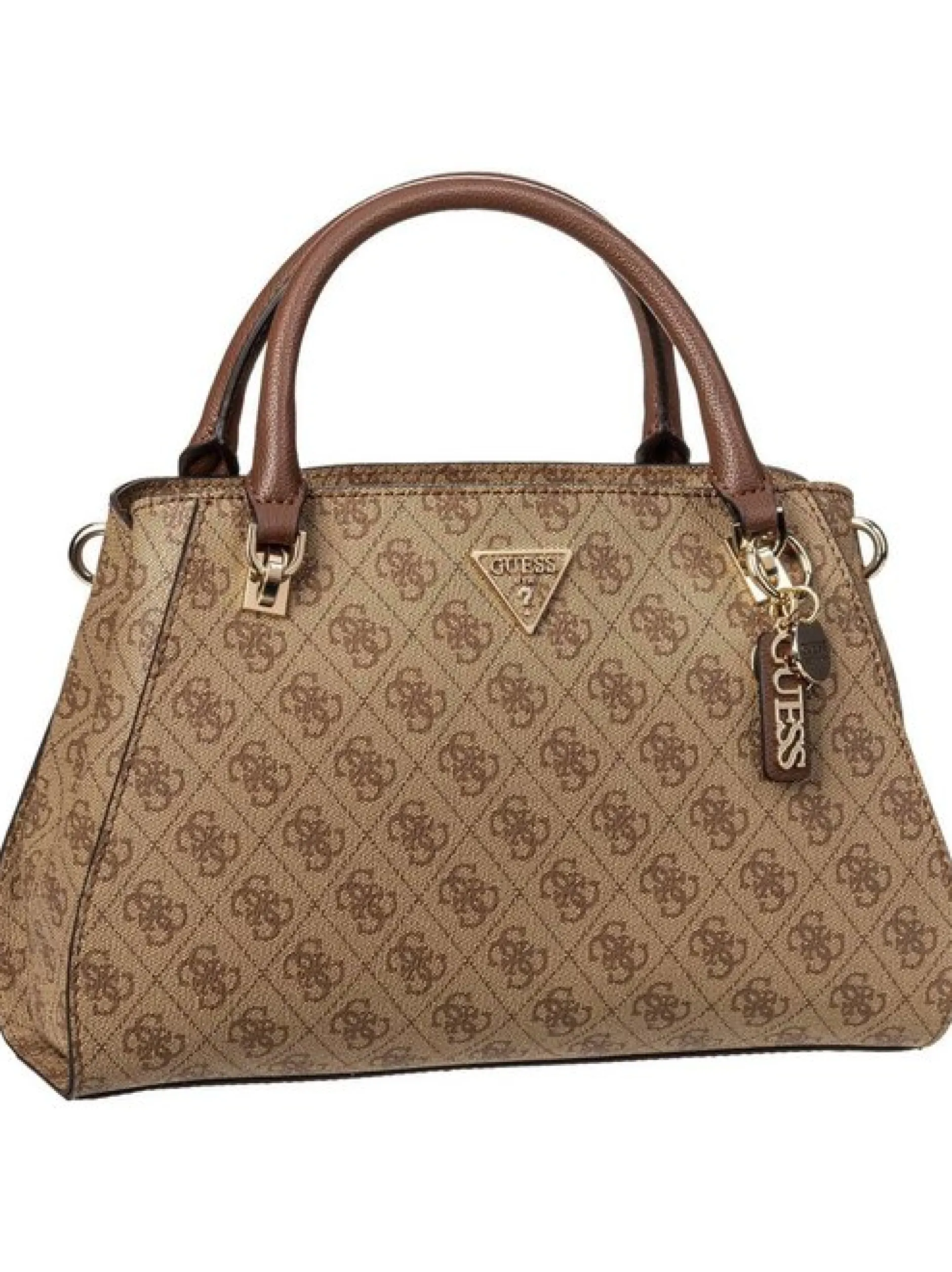 GUESS Damen Handtasche - Noelle II Luxury SAT 72070 Logo in braun