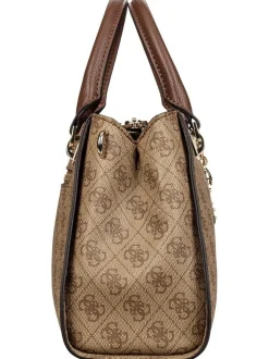 GUESS Damen Handtasche - Noelle II Luxury SAT 72070 Logo in braun