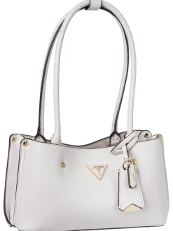 GUESS Damen Schultertasche - Meridian II Shoulder SAT in beige