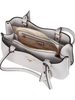 GUESS Damen Schultertasche - Meridian II Shoulder SAT in beige