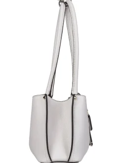GUESS Damen Schultertasche - Meridian II Shoulder SAT in beige