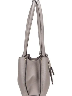GUESS Damen Schultertasche - Meridian II Shoulder SAT in schwarz