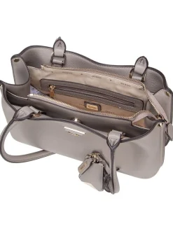 GUESS Damen Schultertasche - Meridian II Shoulder SAT in schwarz