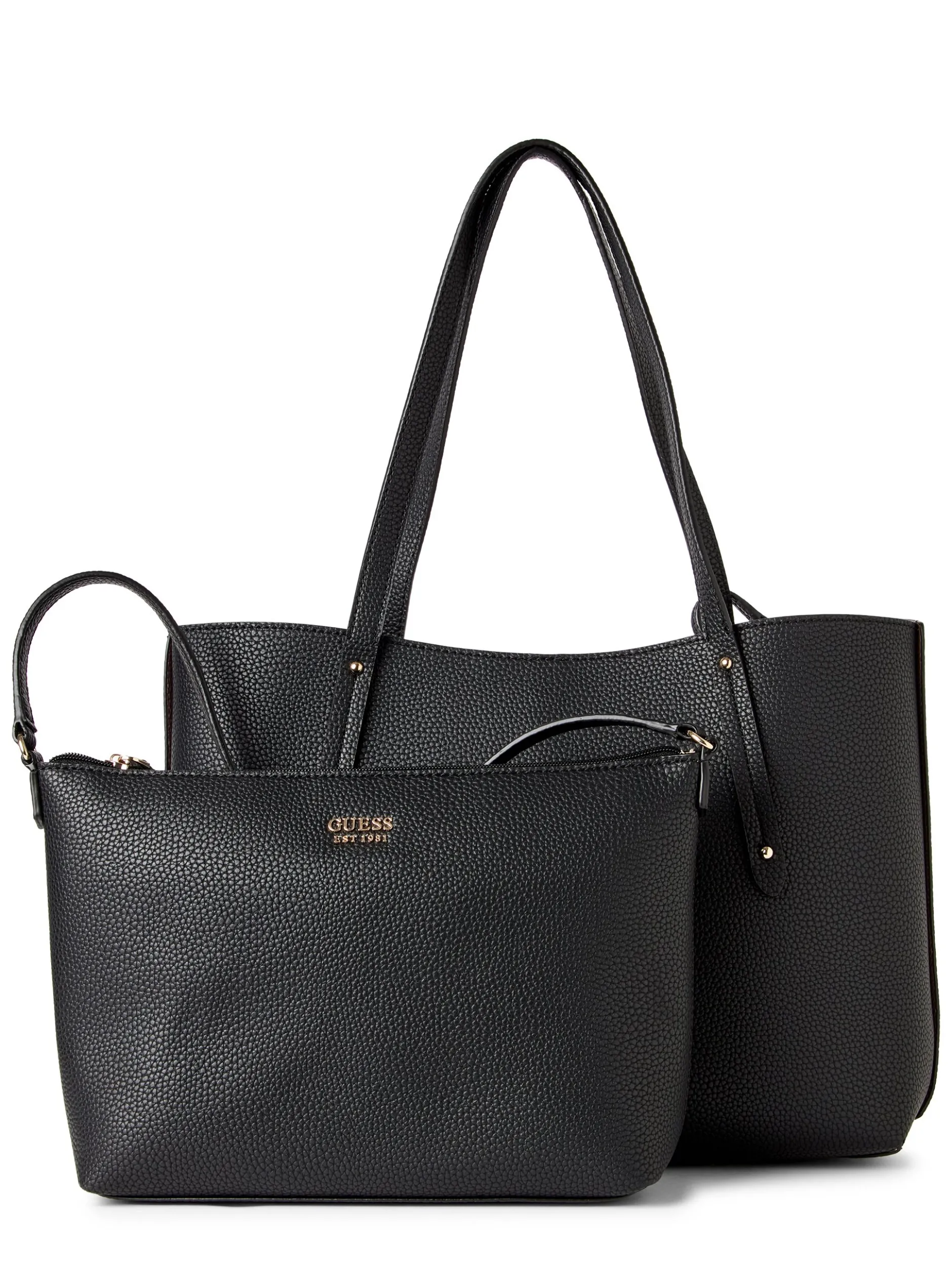 GUESS Damen Shopper - Brenton in schwarz