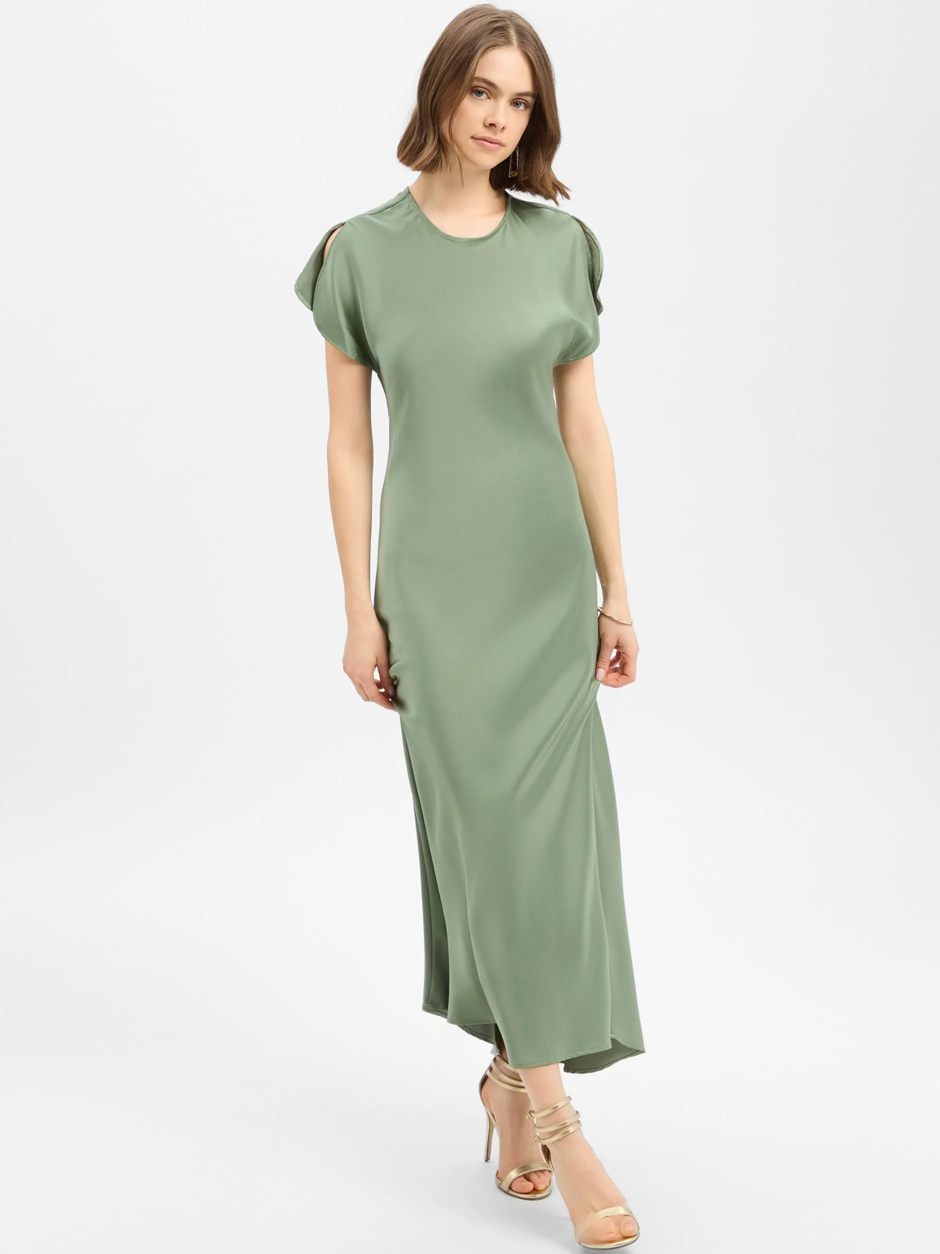 Guido Maria Kretschmer Damen Abendkleid in erbse