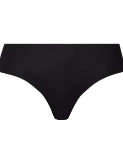 Hanro Damen Midislip - Invisible Cotton in schwarz