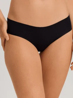 Hanro Damen Midislip - Invisible Cotton in schwarz