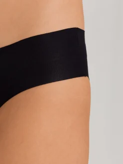 Hanro Damen Midislip - Invisible Cotton in schwarz