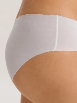 Hanro Damen Midislip - Invisible Cotton in weiß