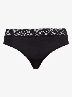 Hanro Damen Midi Slip - Moments in schwarz