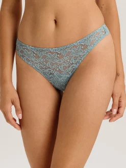 Hanro Damen String - Moments in hellblau