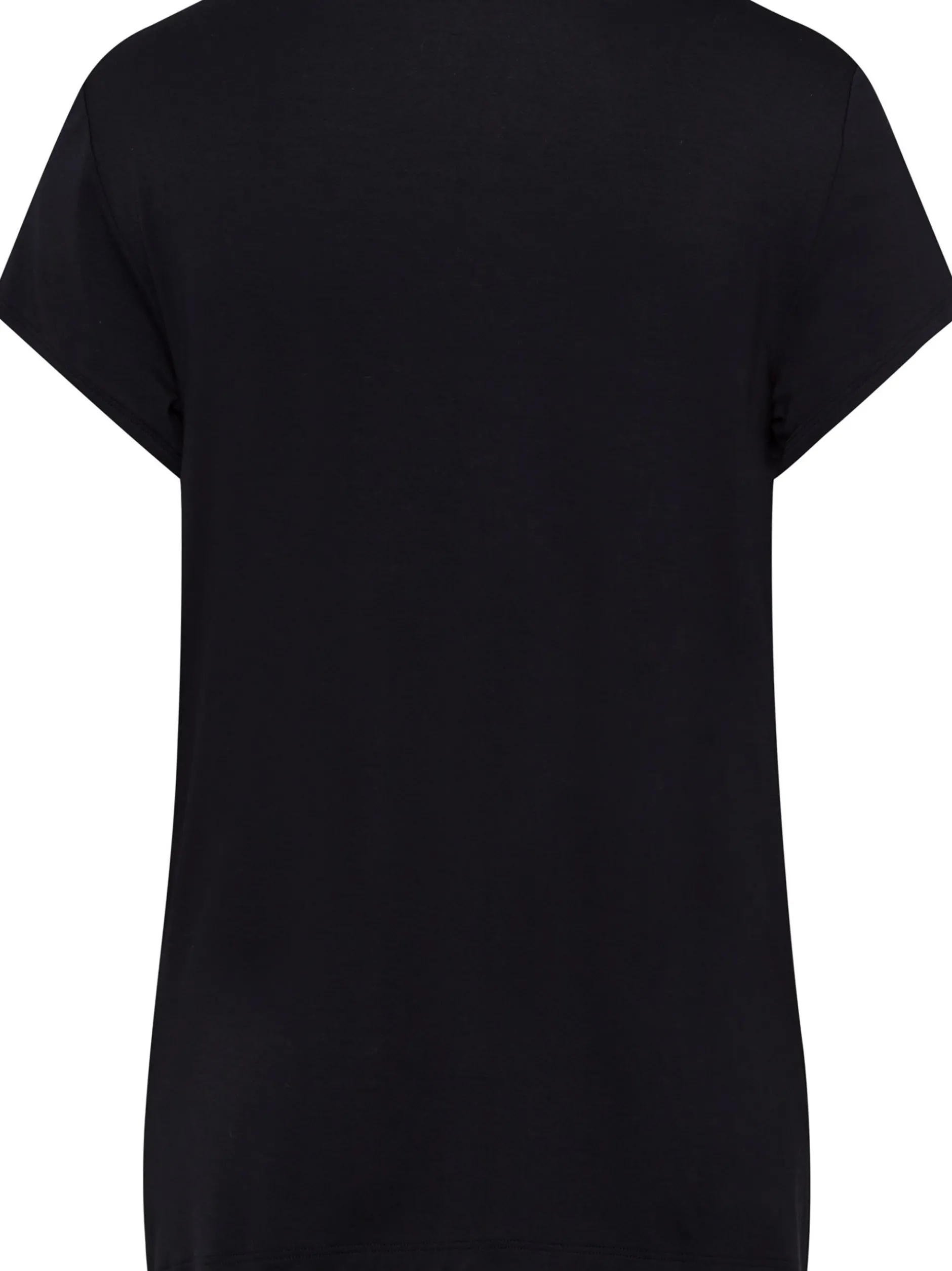 Hanro Damen T-Shirt - Yoga in schwarz - Ärmel: kurzarm