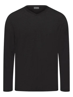 Hanro Herren Longsleeve - Casuals in anthrazit