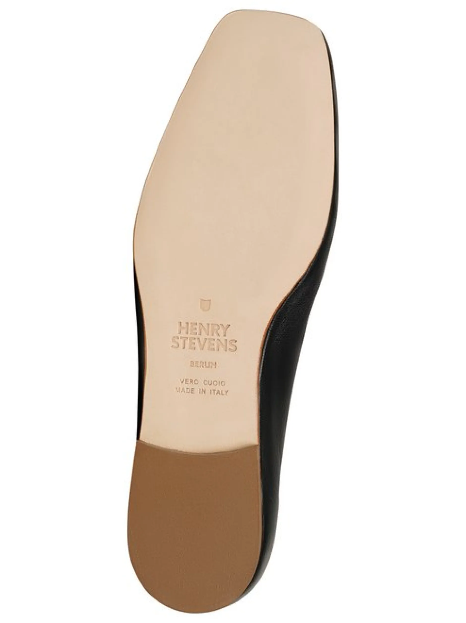 Henry Stevens Damen Ballerinas – Audrey B in schwarz
