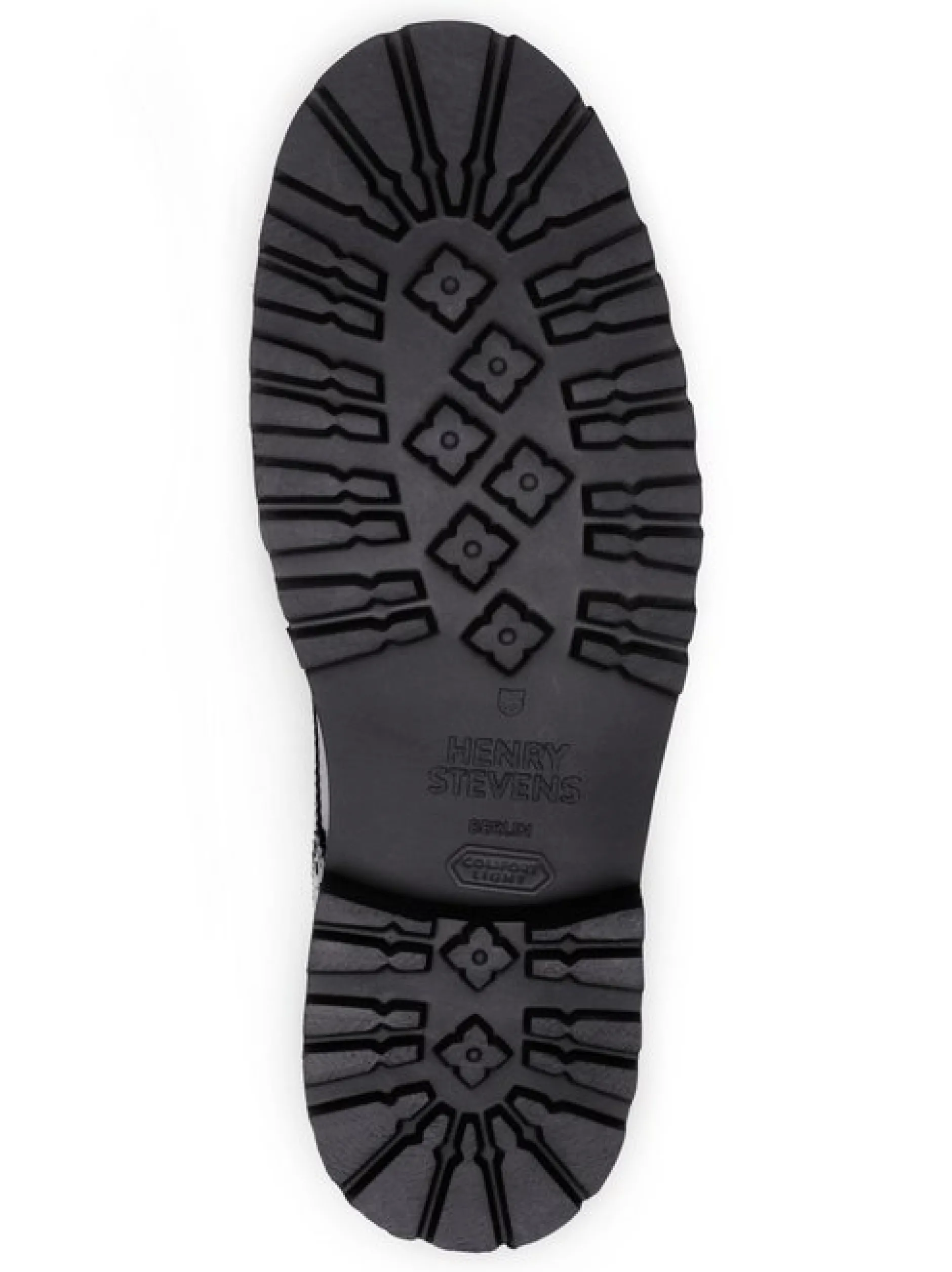 Henry Stevens Damen Schnürboots – Bonnie FBDB5 in schwarz