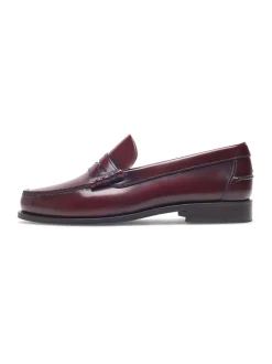 Henry Stevens Herren Loafer – Hunter M PL in bordeaux