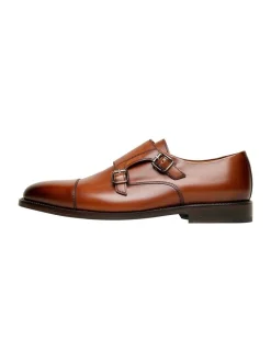 Henry Stevens Herren Schnallenschuhe – Marshall CDM in braun