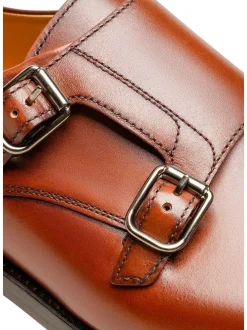 Henry Stevens Herren Schnallenschuhe – Marshall CDM in braun