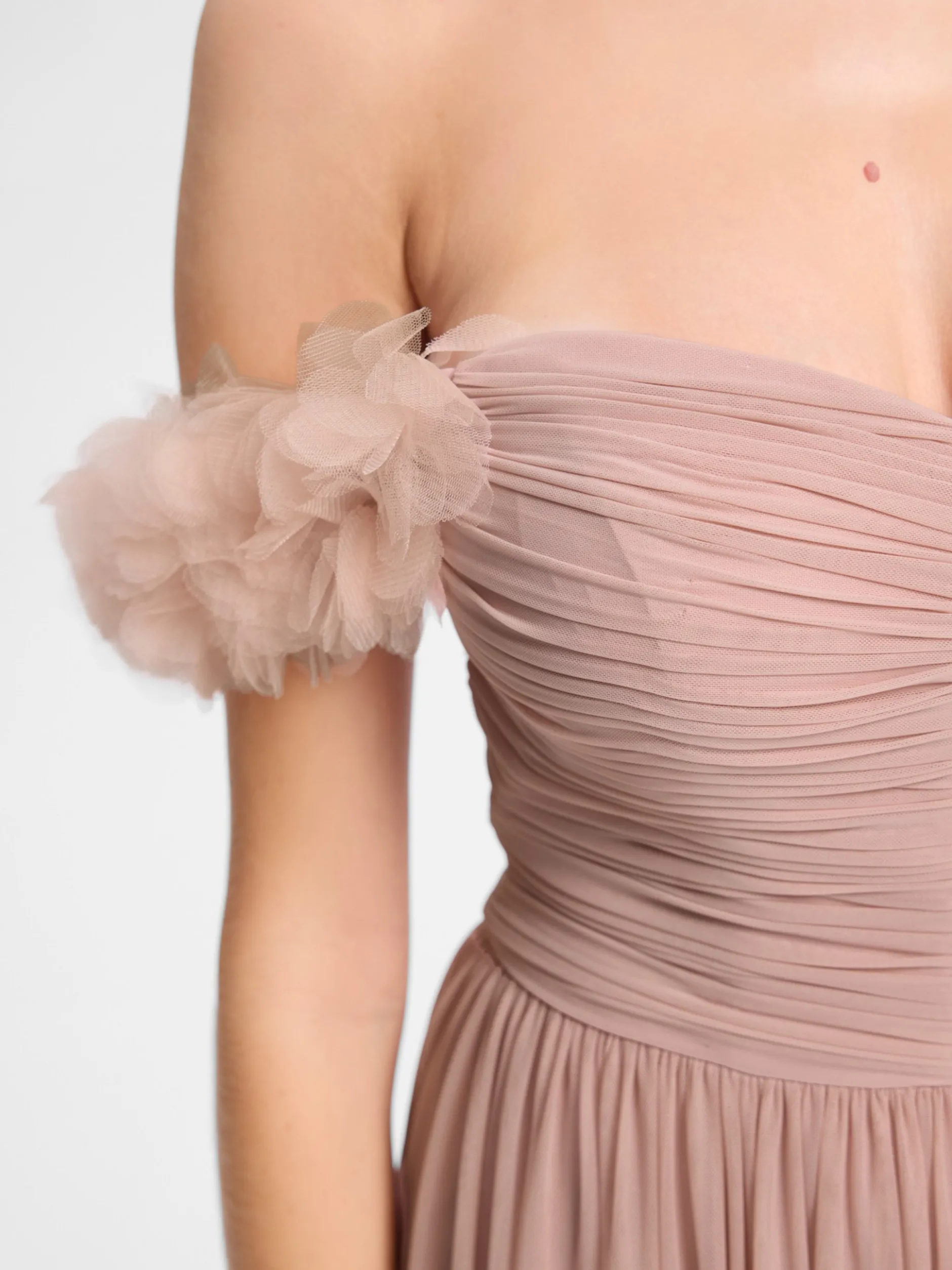 Hey Kyla Damen Abendkleid in altrosa - Ärmel: ohne Arm