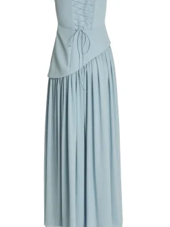 Hey Kyla Damen Abendkleid in hellblau - Ärmel: ohne Arm