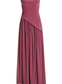 Hey Kyla Damen Abendkleid in himbeer - Ärmel: ohne Arm