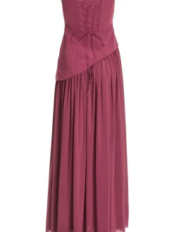 Hey Kyla Damen Abendkleid in himbeer - Ärmel: ohne Arm