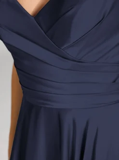 Hey Kyla Damen Abendkleid in marine - Ärmel: ohne Arm