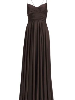 Hey Kyla Damen Abendkleid in schoko - Ärmel: ohne Arm
