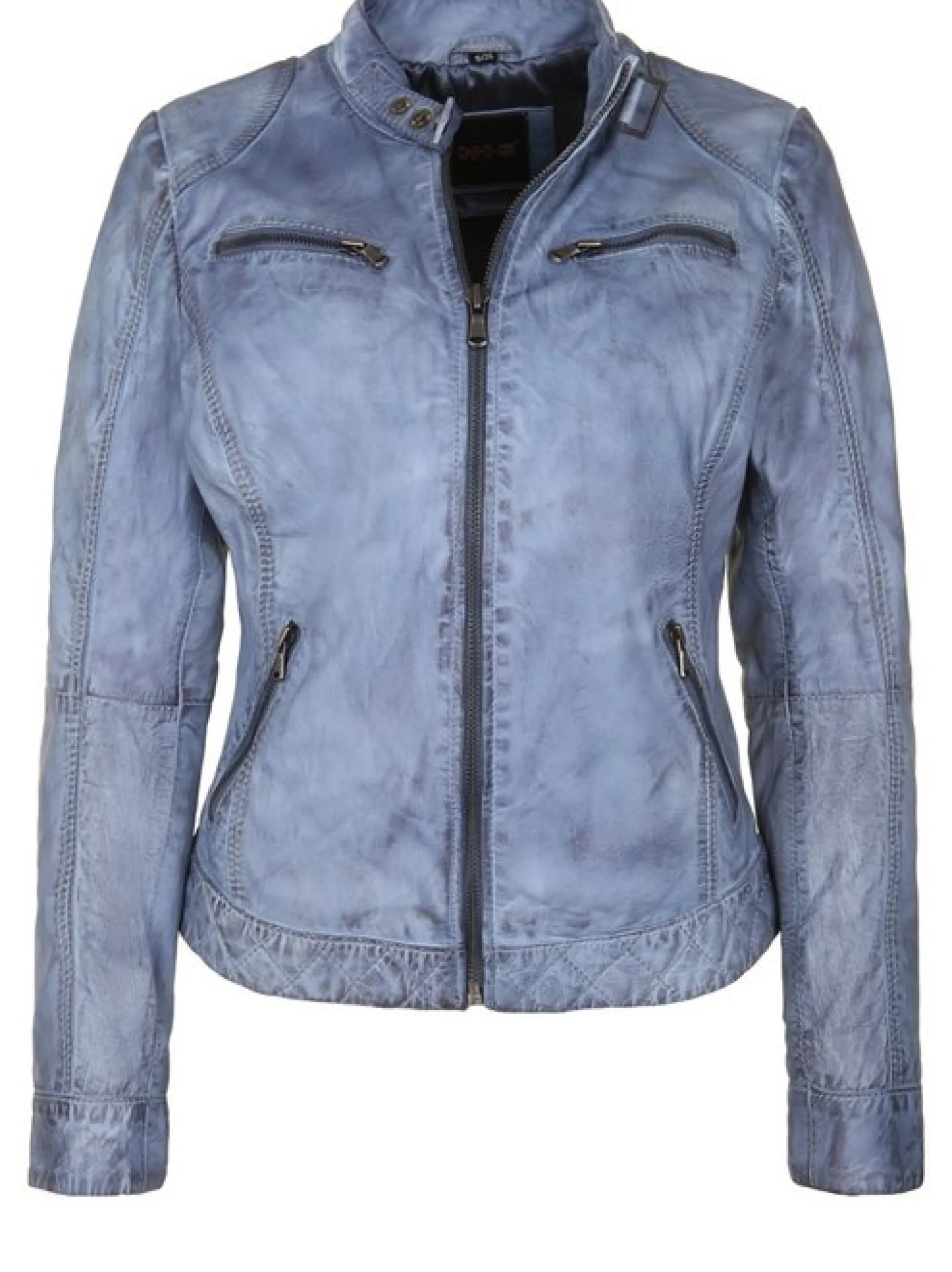 HIS Damen Lederjacke - SAIMINA in blau
