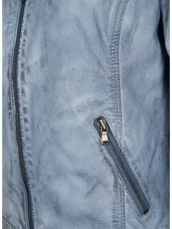 HIS Damen Lederjacke - SAIMINA in blau