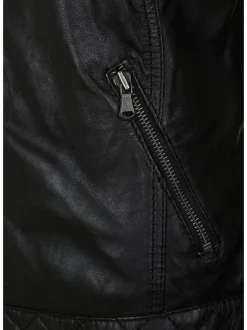 HIS Damen Lederjacke - SAIMINA in schwarz