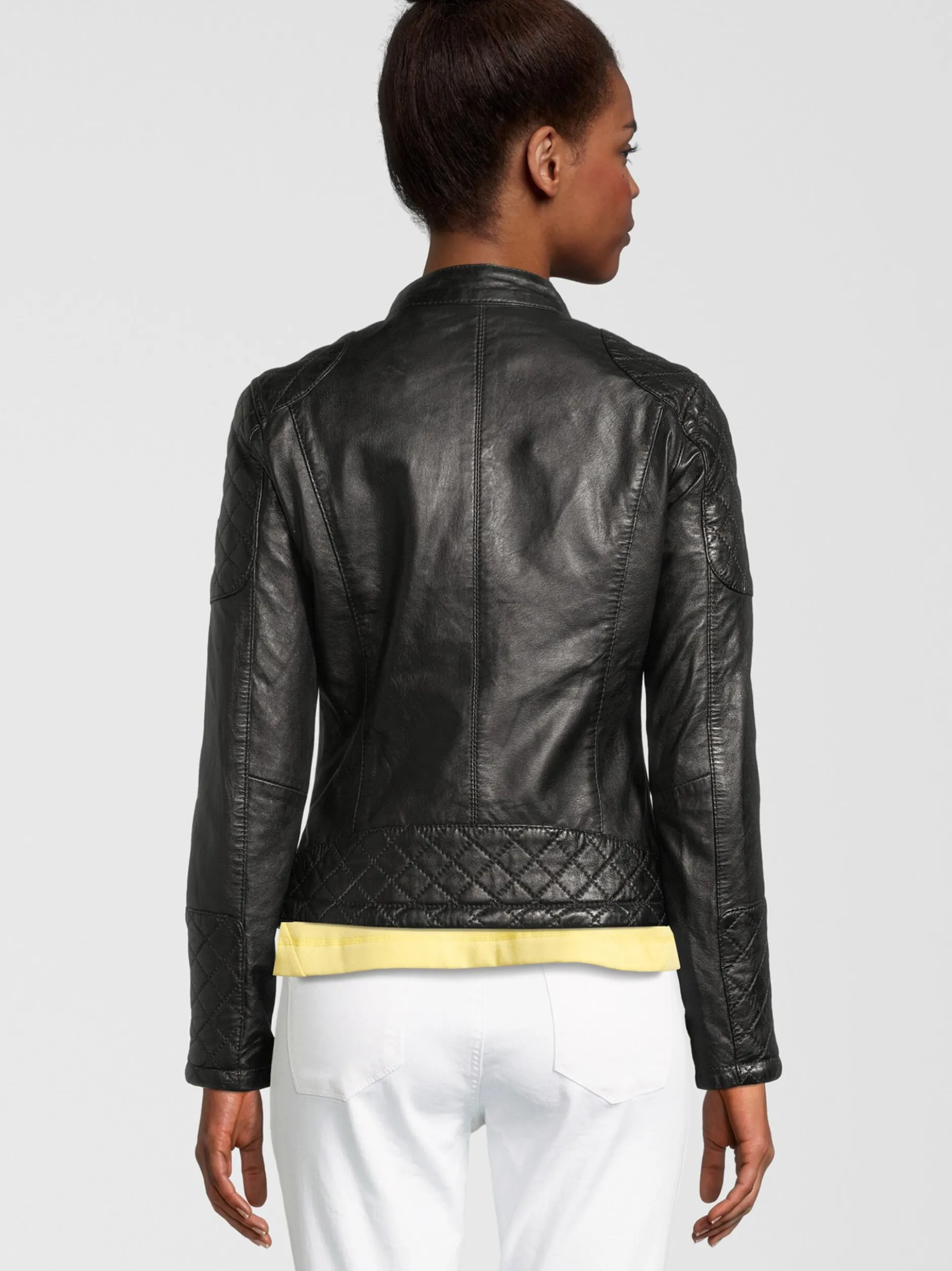 HIS Damen Lederjacke - SAMIRA in schwarz