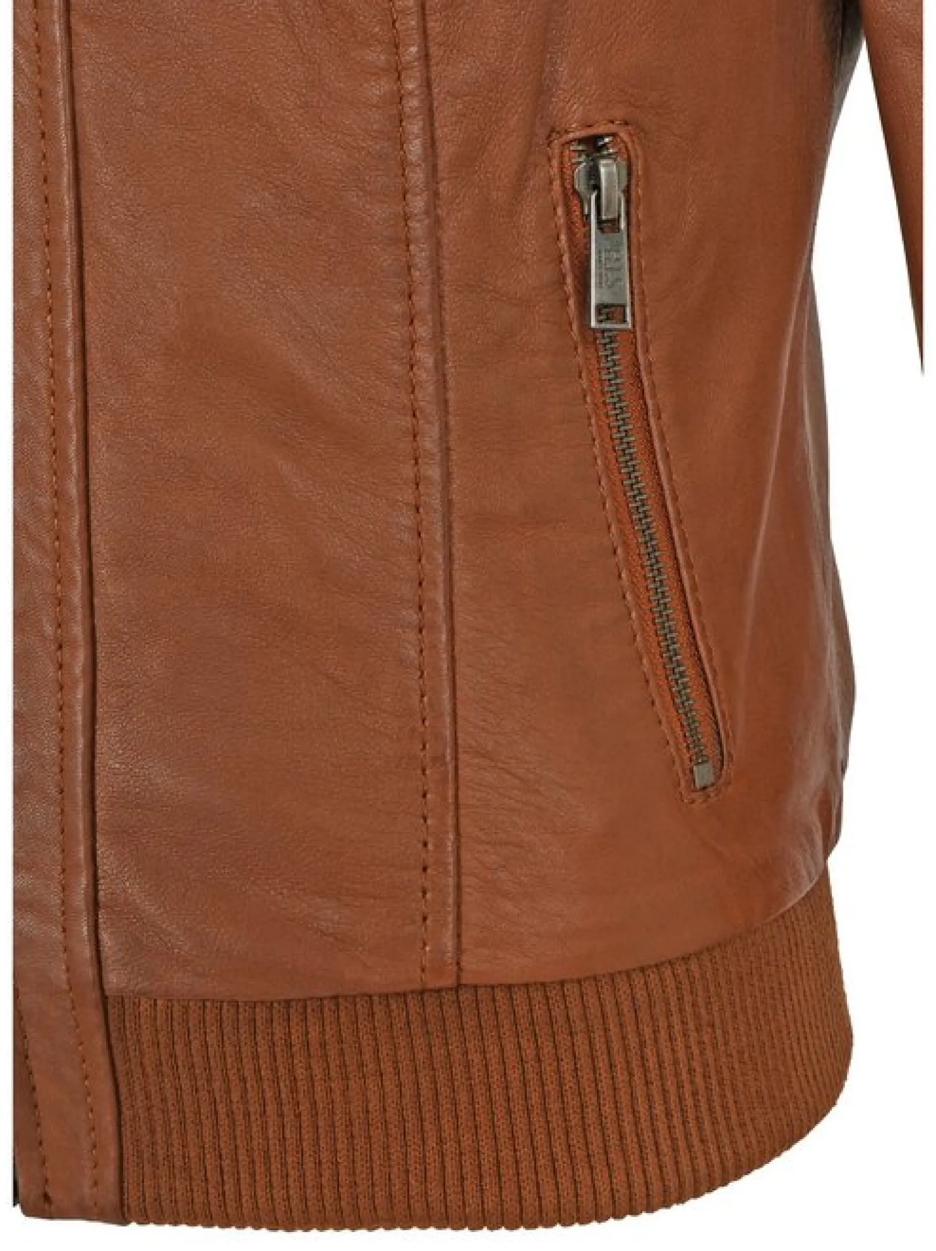 HIS Damen Lederjacke - SINA in cognac