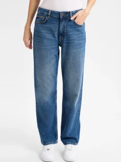 HUGO BLUE Damen Five-Pocket Jeans - Elyah_B in medium stone