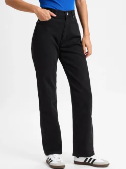 HUGO BLUE Damen Straight Jeans - Elyah in schwarz