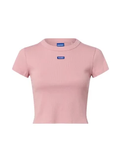 HUGO BLUE Damen T-Shirt - Baby Tee_B in altrosa