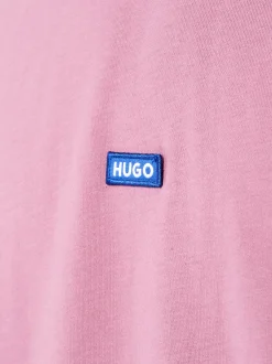 HUGO BLUE Herren T-Shirt - Nieros in altrosa