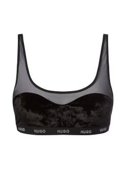 HUGO Damen Bralette - Unwattiert in schwarz