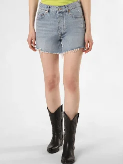 HUGO Damen Jeansshorts - Gealea in bleached