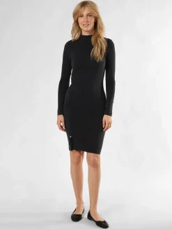 HUGO Damen Kleid - Nirace in anthrazit - Ärmel: langarm