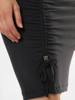 HUGO Damen Kleid - Nirace in anthrazit - Ärmel: langarm