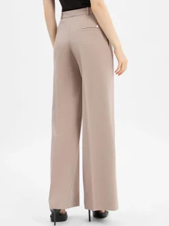 HUGO Damen Stoffhose - Hasmina in taupe - Länge: lang