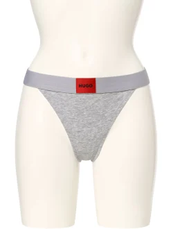 HUGO Damen String in hellgrau