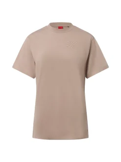 HUGO Damen T-Shirt - Vintage Tee in taupe