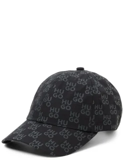 HUGO Herren Basecap - Jake-M in schwarz grau