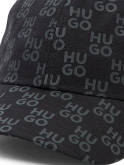 HUGO Herren Basecap - Jake-M in schwarz grau