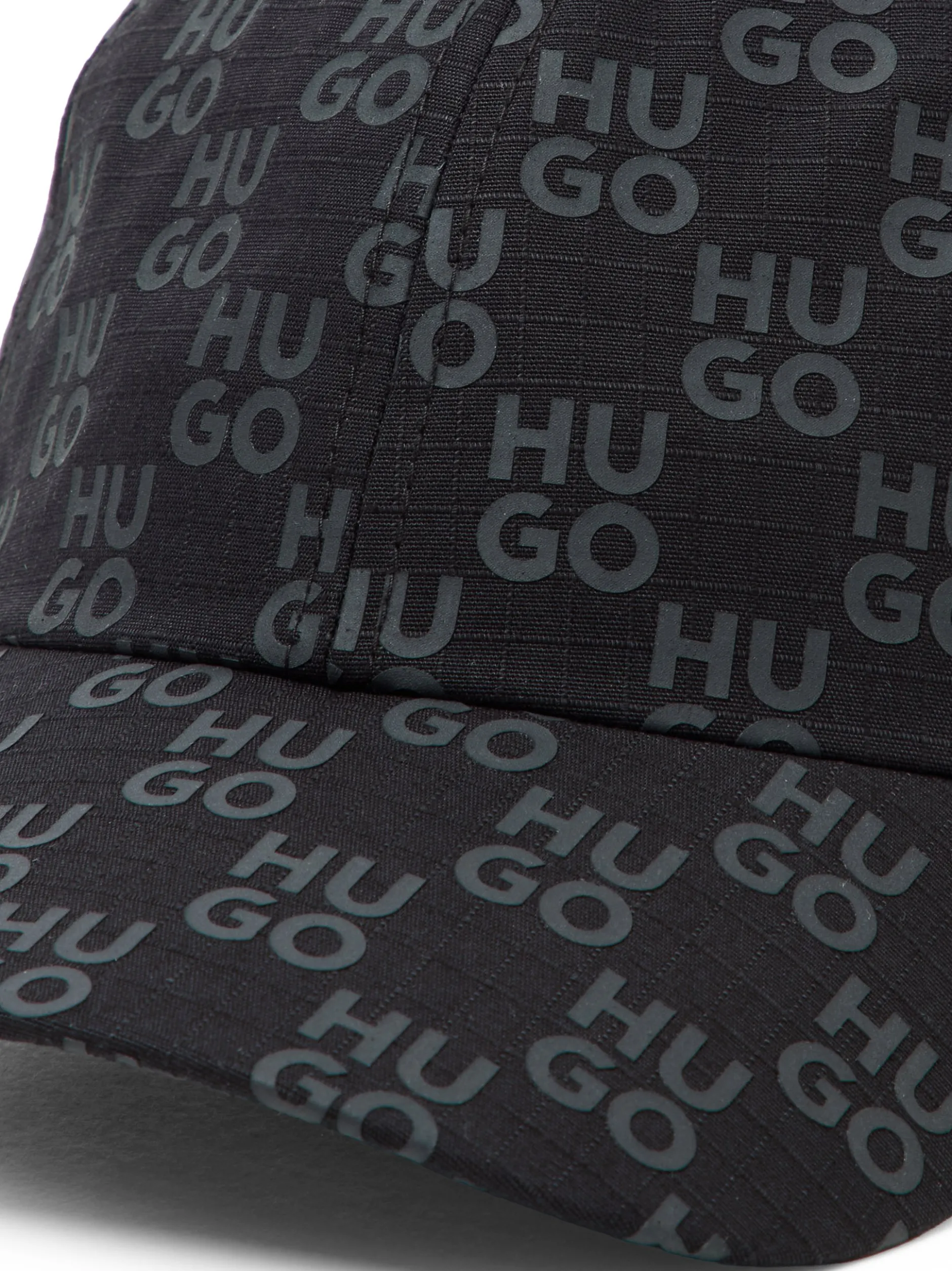 HUGO Herren Basecap - Jake-M in schwarz grau